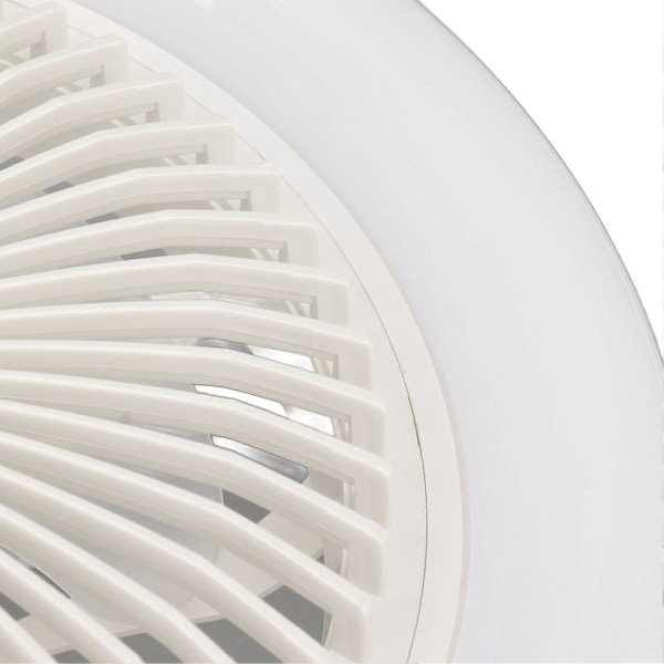 9,8 tuuman LED-kattotuuletinvalo Hiljainen 3-vaihteinen kattotuuletin E27-lampulla olohuoneeseen 86265V Valkoinen
