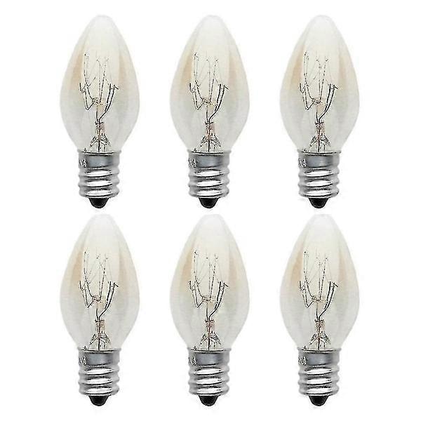 10 stk E12 pærer 220v-240v 10w C7 pære - varm farge - pære/glødepære stue lampe