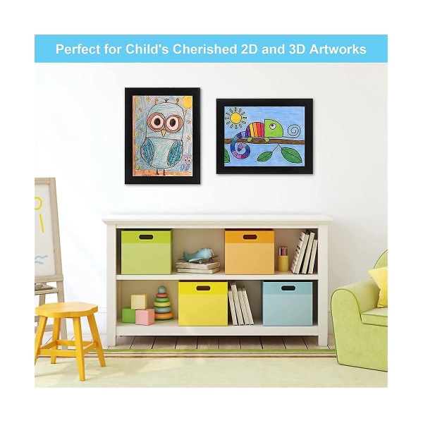 Lasten taidekehykset, edestä avautuvat lasten taideteoskehykset vaihdettavat, kuvien näytön säilytyskehys A4-kokoiselle