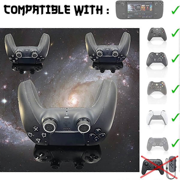 PS4 Xbox PS5 Thump-Stick Tillbehörsset 8 Kontrollgrepp för Xbox One Series X S Nintendo Switch Pro Controller PS5 PS4 Gamepad Skyddsklämma