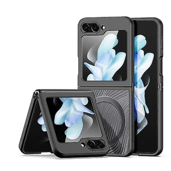 Magsafe Slim Clear huurrettu iskunkestävä case Samsung Galaxy Z Flip 5:lle, magneettinen cover