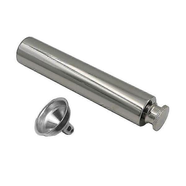 Mini Bærbar 2oz Rustfrit Stål Hip Flask Spejlpoleret Rør Til Alkohol