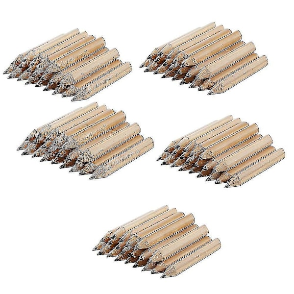 100pcs 3.5inch Wood Pencil, Beginner Writing Pencil,students Sketch Pencil Stationery,hexangular B High Quality