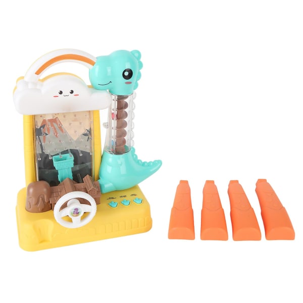 Electric Dinosaur Catching Bean Machine Puzzle Dinosaur interaktiiviset pelit Luo lautapeli pojalle tytölle lahja keltainen