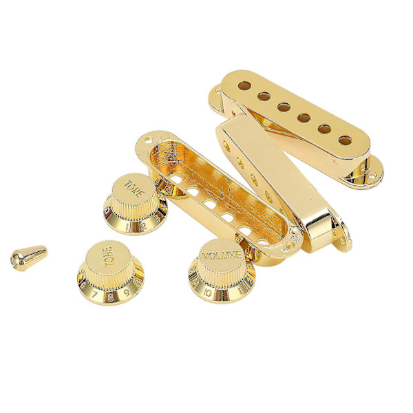 3 stk. Gitar Pickup Deksel Knapper 6 Hull Gull Gitarer Brytere Spisssett Tone Knappsett