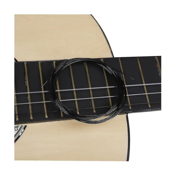100 st Klassiska Gitarrsträngar Set Pläterad Super Lätt Klassisk Gitarr Klar Nylonsträngar, Transparent
