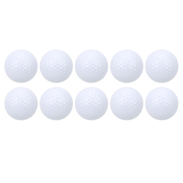 10 kpl kaksikerroksisia golfharjoituspalloja Pehmeät puttauspallot golfvarusteet