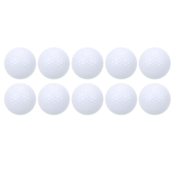 10pcs Double Layer Golf Practice Balls Soft Putting Training Balls Golf Accessory