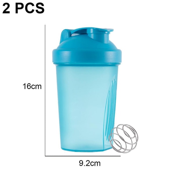 - klassinen Loop Top Shaker -pullo, proteiinisekoitin kuppi sekoituspallolla, multi-fu -6