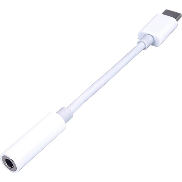 Kuulokeliitäntäadapteri - USB Type C - 3,5 mm:n liitäntään - AUX-ääniliitin - Huawei P20, P20 Pro, P30, P30 Pro, Xiaomi 6/8, Mix 2/3, OnePlus6T jne.