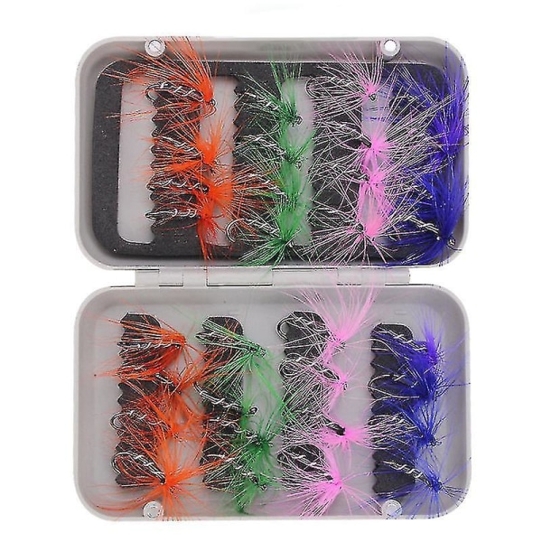 32pcs/box Fly Fishing Lures Set Flies Kit Floating Bait