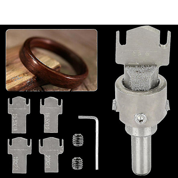 Ringborr Bits Maker Trä Tjock Multi Cutter Träverktyg Set