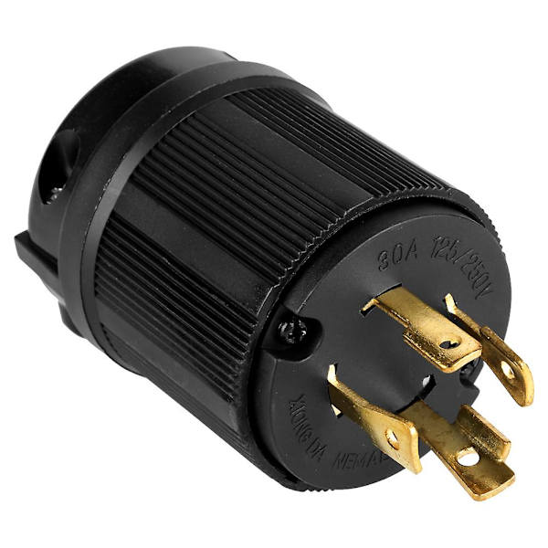 NEMA L14-30 125V-250V 30A RV AC Generator Stik & Stikkontakt Sæt - 4-polet Han & Hun Stik