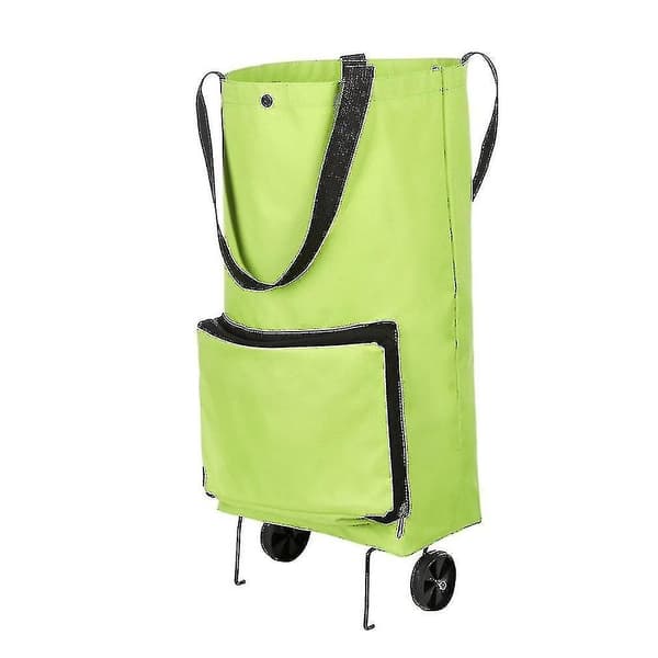 Bærbar Handlevogn Bag Folding Eldre Supermarked Handlevogn Håndtrukket Handlekurv