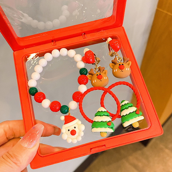 Christmas Bracelet Handmade Bracelet Colorful Bracelet Christmas Gift Jewelry Children's Jewelry