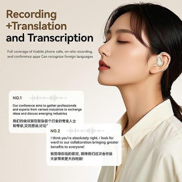 M95 Lærmønster Ows Åpent Bluetooth Headset Eksplosjon Trådløst Headset 2025 Ny