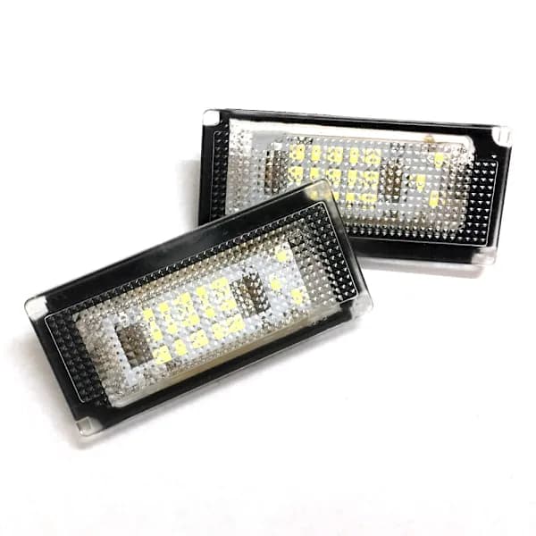 To LED nummerpladelys, 6000K farvetemperatur, til MINI R50