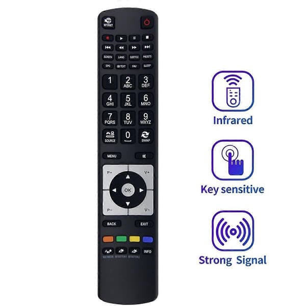 Erstatning RM-C1237 Fjernkontroll for RM-C1237 Fjernkontroll