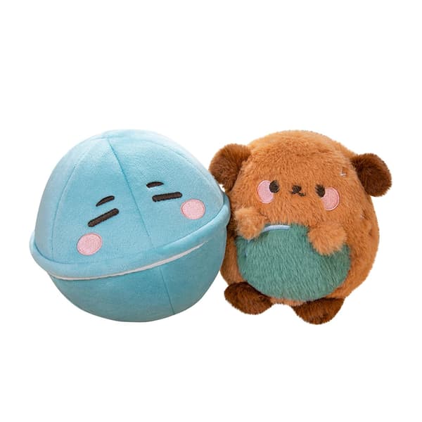 Valpe Egg Doll Plysjleke Søt Egg Endring