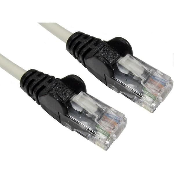 3m Cat5e RJ45 ristikkäinen Ethernet-kaapeli - harmaa