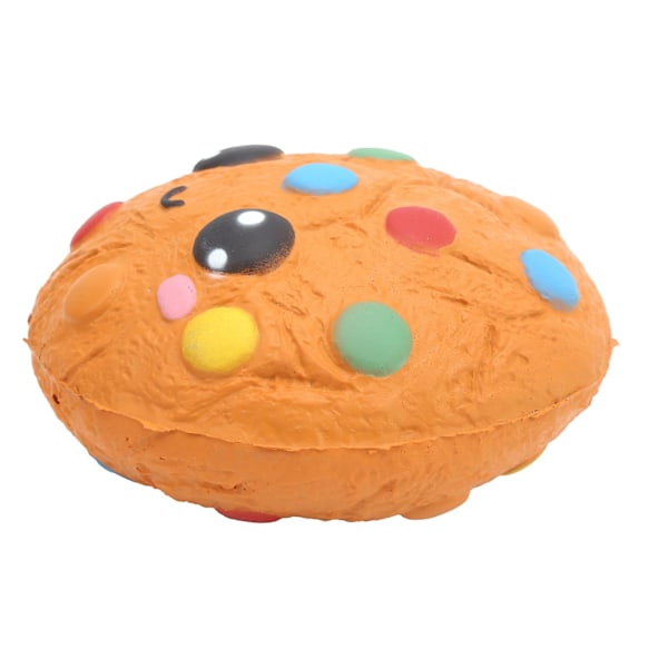 Kak-Cookies Choklad Kläm-Leksak, Långsamt Stigande Mjuk Söt Cartoon, Stressavlastande Leksak - Gul