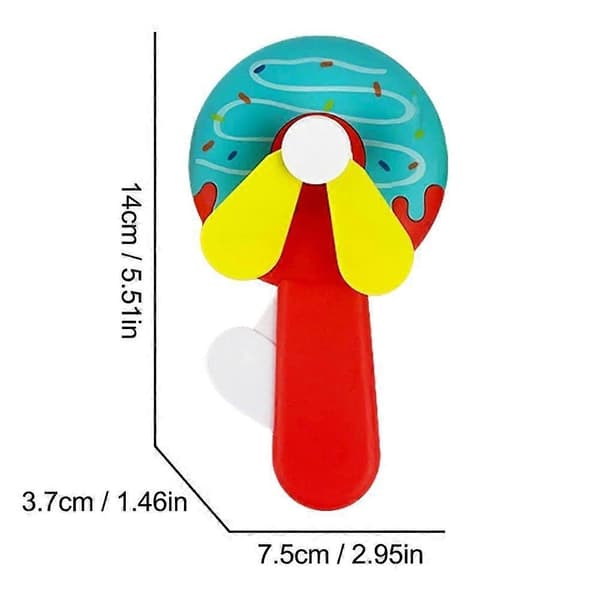 Handpressfläktleksak - Batterifria säkra propellrar Bärbar design popsicle