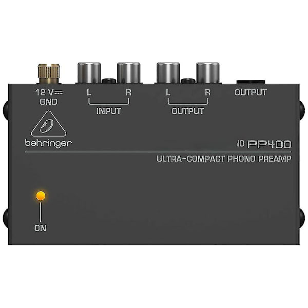 Ctmw Phono Forforstærker - Mini Elektronisk Audio Stereo Grammofon Forforstærker Med Rca Indgang, Rca Udgang & Lav Støj Drift Drevet Af 12 Volt