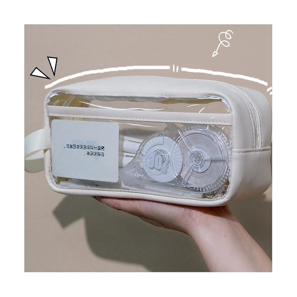 Transparent Pennafodral Japansk - Rymlig Flickor Högkvalitativ Penna Pennafodral Enkel Pennafodral