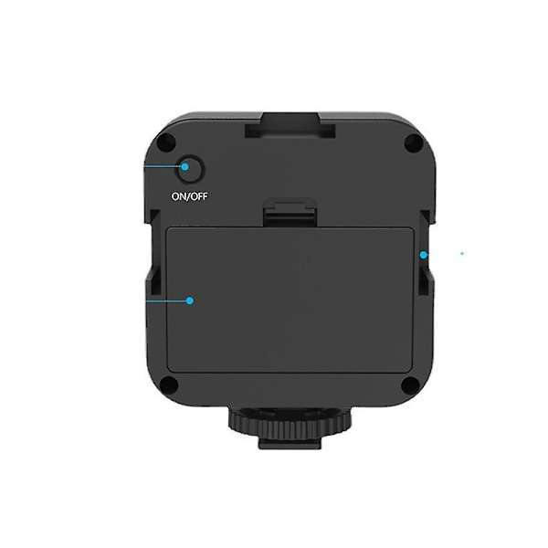 LED-videovalo RGB himmennettävä kameravalo Mini kannettava alumiinilamppu videokameralle DSLR Sony Canon Nikon älypuhelimelle