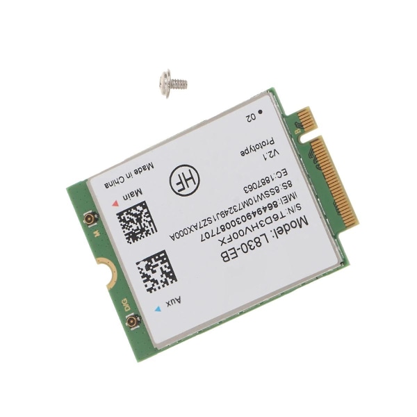 L830- 4g Wifi-kort+antennmodul för X280 T480 T580 P52s L480 L580 T490 T590 P53s T490s X390 L490