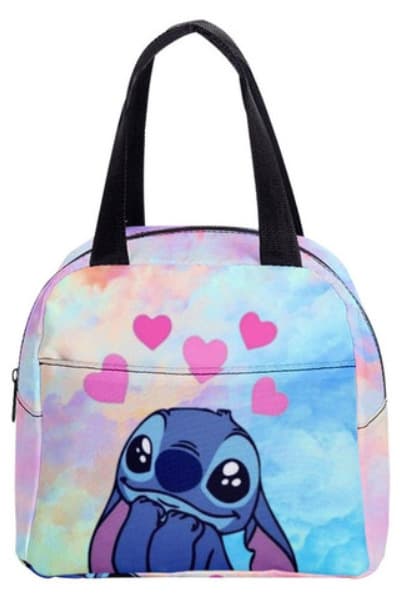 Stitch lunsjpose oxford stoff lunsjboks isolasjonspose piknikpose bærbar lunsjpose