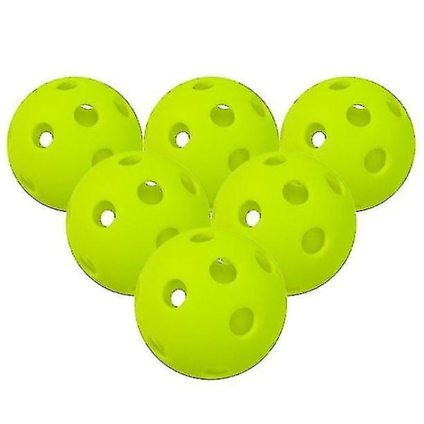 12 pakker indendørs pickleball-bolde med 26 huller, bold med huller til indendørs træning, kompatibel med indendørs