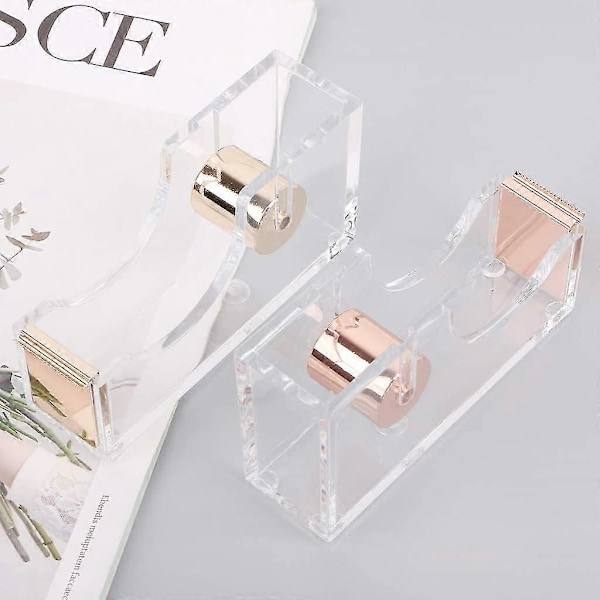 1 stk. Klar Akryl Tape Dispenser, Tape Dispenser Kutterholder