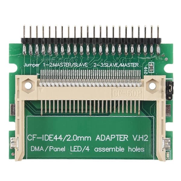 Kompakt Flash-kort til IDE 44-pin 2 mm hann 2,5 tommer HDD oppstartbar adapterkonverter