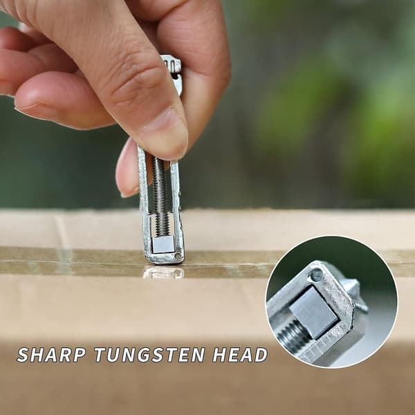 Mini Multitool Nøkkel, Kompakt Titan Multitool, Mini Legering Multi-Tool, Boksåpner og Flaskeåpner for Hverdagsberedskap, Camping og Fotturer