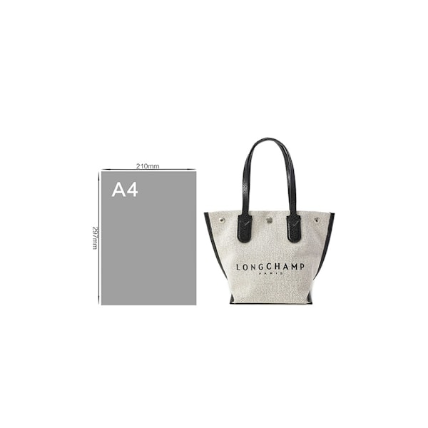 Longchamp canvas mini handväska axelremsväska enkel pendlarmode damväska