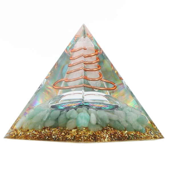 Energi Generator Orgonit Pyramide 6cm - Positiv Energi Healing Krystal til Meditation