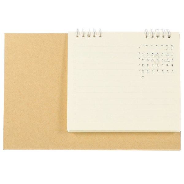 Skrivbords kalender 2024 Bordskalender Månadskalender Liten Skrivbords kalender Enkel Stil Kalender
