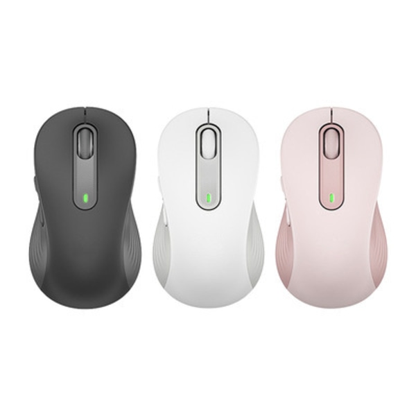 Trådløs mus M650/M650L Bluetooth Dual Mode trådløs mus Hjemmekontor Forretning Trådløs lydløs mus Velegnet til bærbar computer Lydløs mus Ergonomisk white