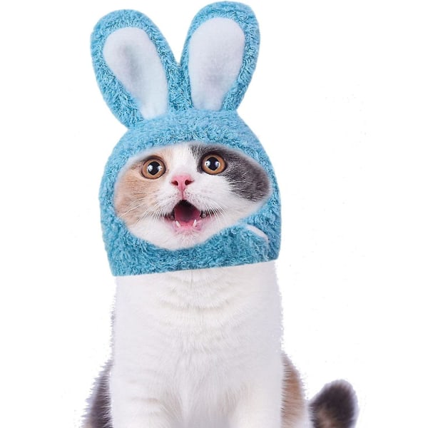 Plys Bunny Ears Pet Pandebånd | Kattekostume Hat Hovedbeklædning Cosplay Dress-up Accessories | Små hunde Katte Hatte Hovedbeklædning Tilbehør til kæledyr Fotorekvisitter