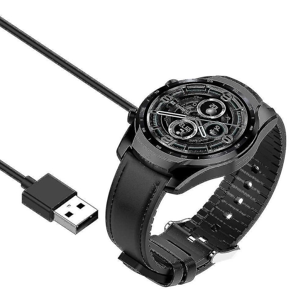 Hurtiglading USB-laderdokking Magnetisk ladeholdere 3,3 fot erstatning for Ticwatch Pro 3 Smart Watch