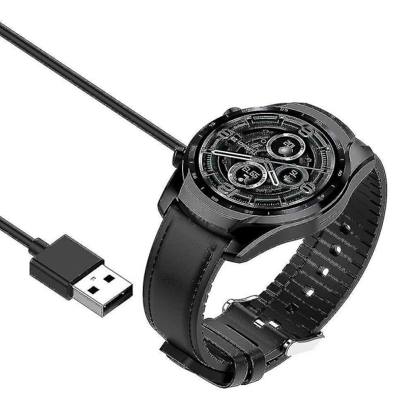 Snabbladdning USB laddardocka Magnetisk laddningsvagga 3,3 fot Ersättning för Ticwatch Pro 3 Smart Watch