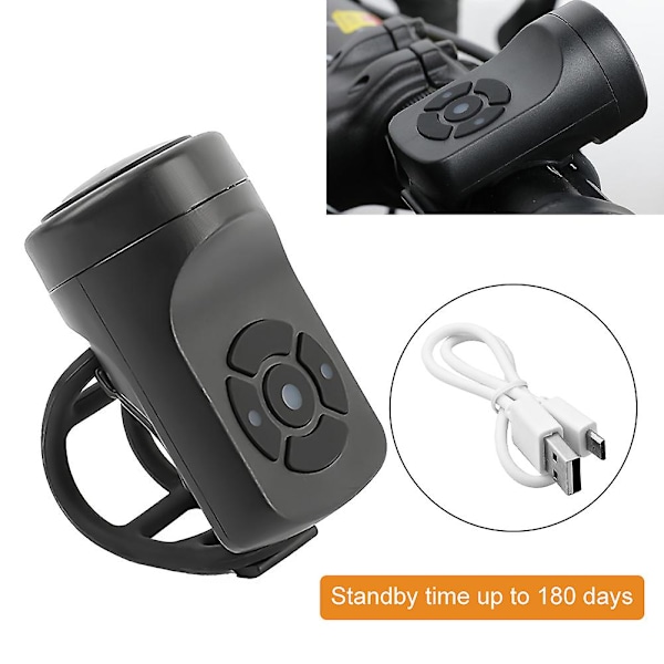 Cykelsignal 140dB Super-Hög Elektronisk Siren Horn Klocka Alarm Högtalare