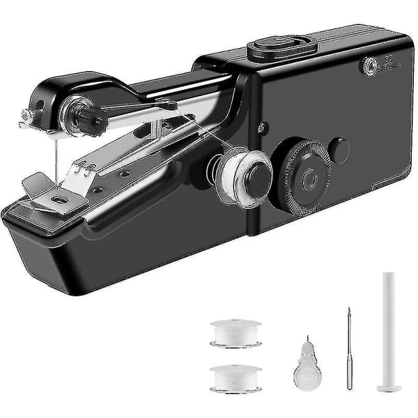 Multifunktionel mini elektrisk symaskine Håndholdt bærbar symaskine-YUHAO