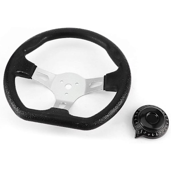 Huncv Go-kartin ohjauspyörä 270mm kilpa-auton lisävaruste Buggy Go-kart