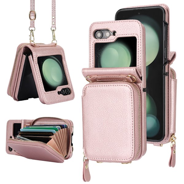 Galaxy Z Flip 4 foldbar telefonetui pink