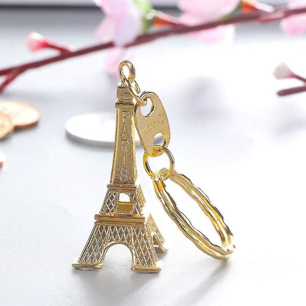 12 st Eiffeltorn Nyckelring Retro nyckelring Nyckelring