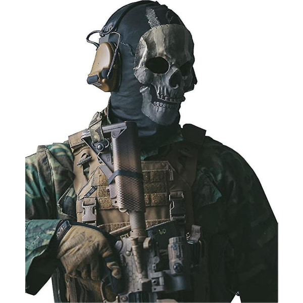 Call of Duty Ghost -kallo naamio, täyskasvoinen, unisex, sotapelit