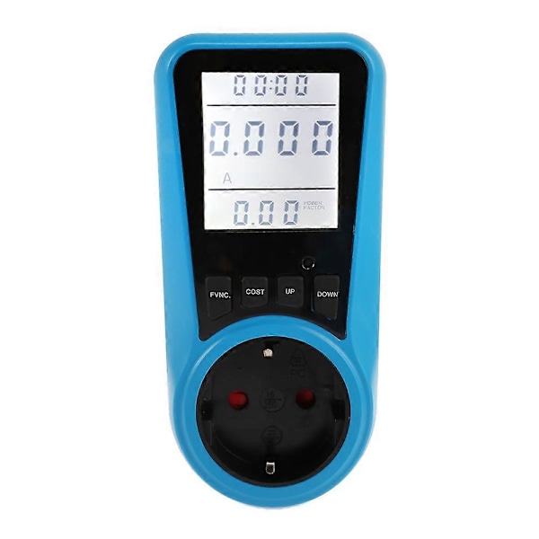 1 Piece Electricity Cost Meter, Power Meter Energy Cost Meter Power Meter Socket, Power Meter Meter With Large Lcd Screen Fg