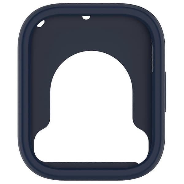 För Xiaomi Redmi Watch 5 Active Silikon Klockfodral Stötsäker Stötfångarram - Mörkblå